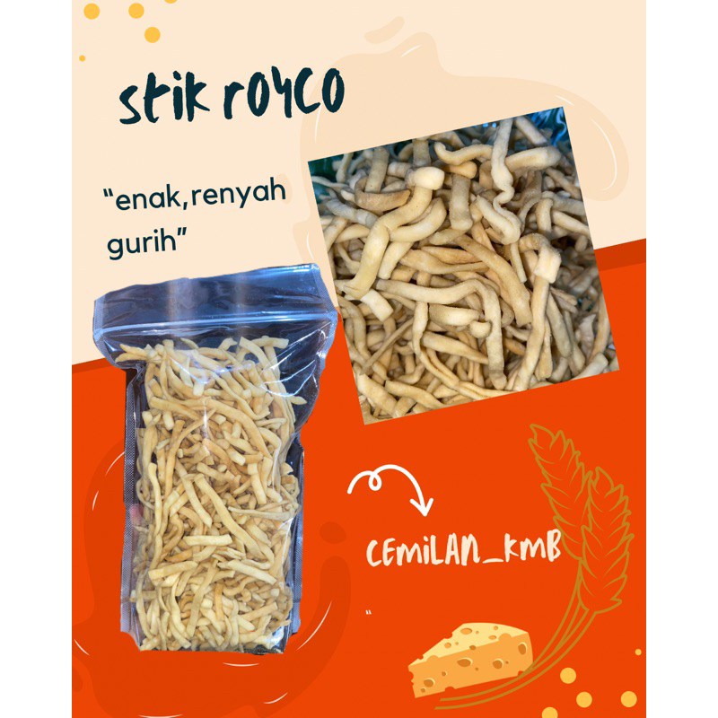 

Cemilan STIK ROYCO, enak renyah dan gurih