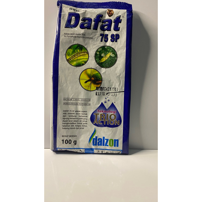 Insektisida DAFAT 75 SP 100 gram bahan aktif Asefat