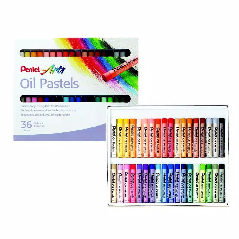 

TERBUKTI Crayon Oil Pastels Pentel Arts 36 Warna