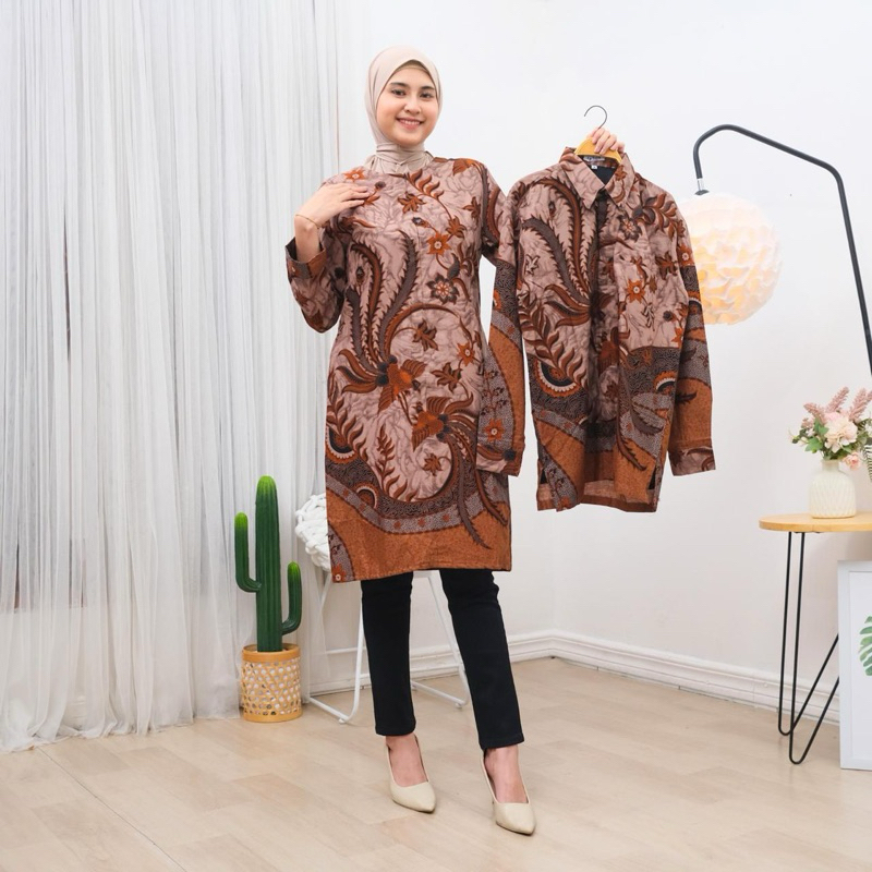 Batik Premium Tunik Wanita Solo Puring Premium