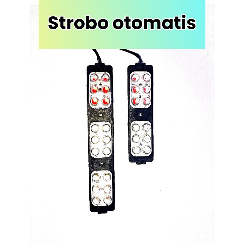 Lampu LED blitz flash kedip 12 volt 24 volt kedip otomatis lampu variasi motor mobil truk bus LED pa