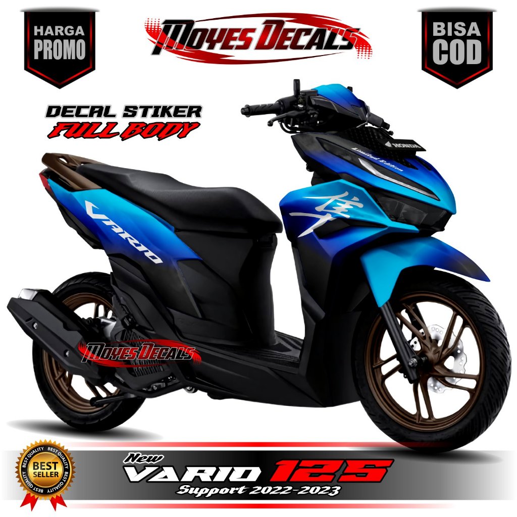 Decal Motor Vario 125 New - Stiker Motor Vario 125 New Fullbody Premium - Variasi Motor Honda Vario 