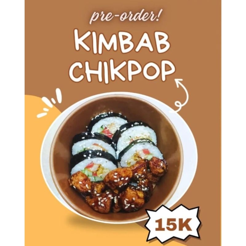 

kimbab CHICKPOP/kimbab chicken pop meledak