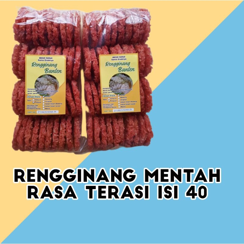 

Rengginang Mentah Rasa Terasi isi 40