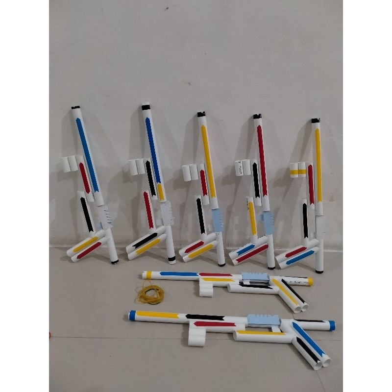 Mainan Tembakan Paralon / Mainan tembak PVC Peluru Karet /pistol Mainan Anak TK1