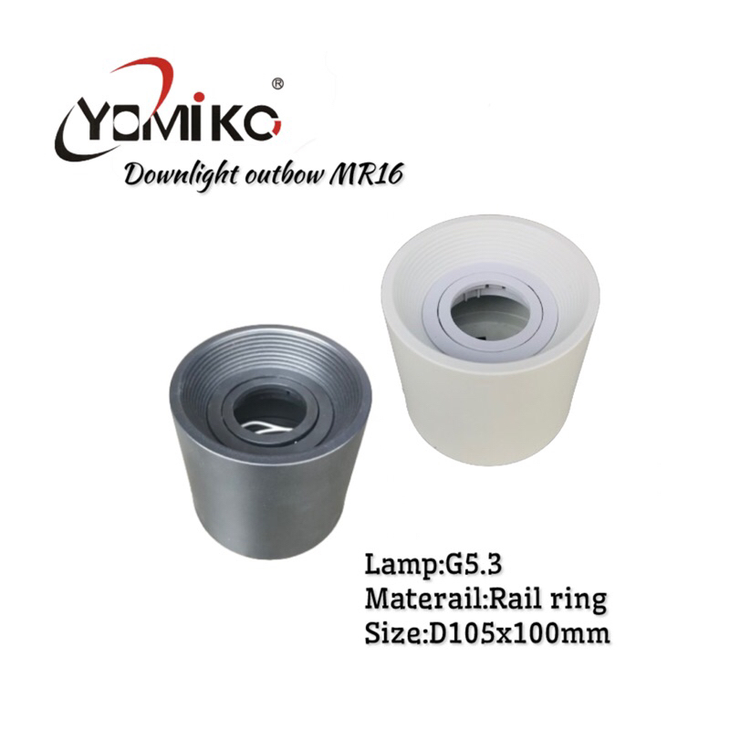Kap Lampu Downlight outbow MR16/Yomiko Downlight spotlight outbow mr16 DLH-7228