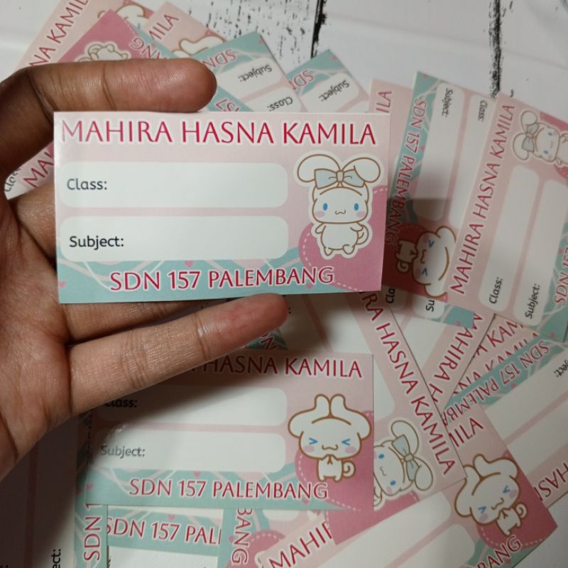 

Cetak Stiker Label Buku Isi 25
