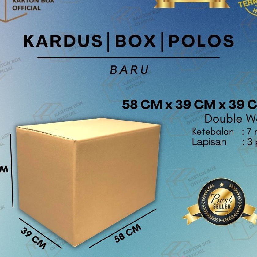 

Hemat Kardus Karton Box Besar 58x39x39 CM Dus Pindahan Jumbo Kokoh Tebal Polos