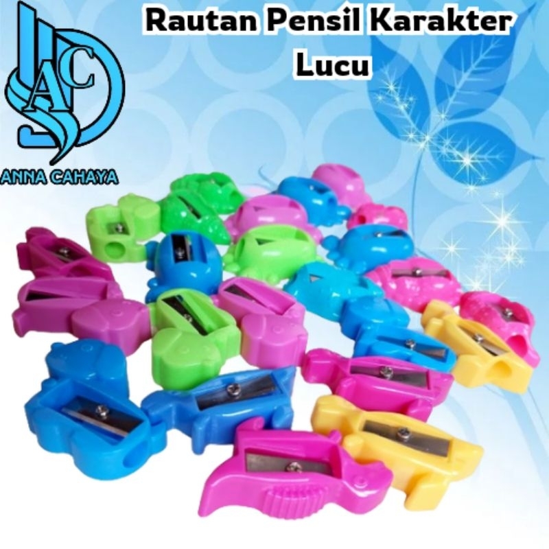 

✨ Anna Cahaya ✨ Rautan Pensil Karakter Hewan Lucu - Rautan Viral