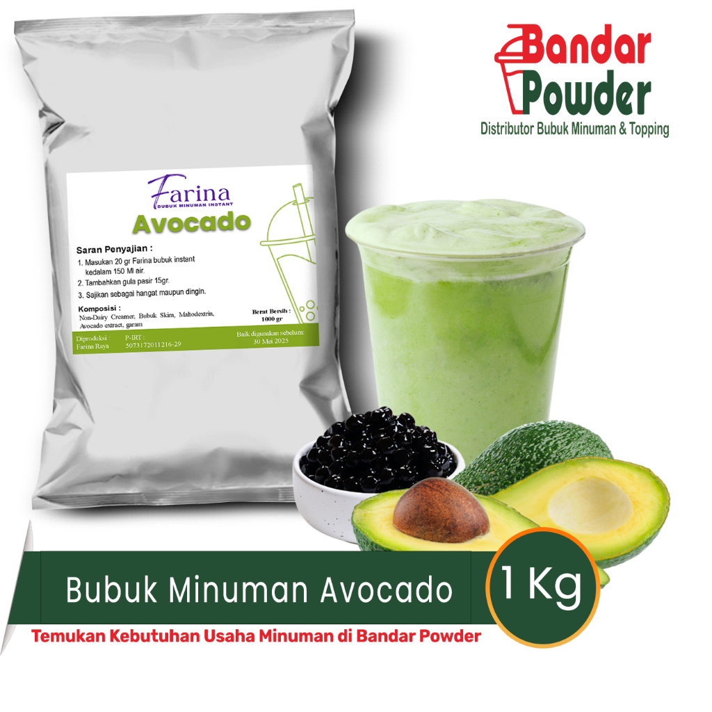 

Bubuk Minuman Premium Avocado 1 kg