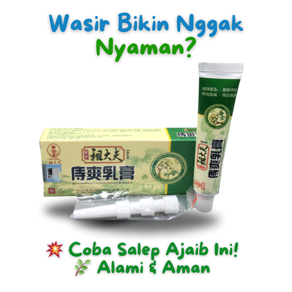 100% Original ZU HERBAL AMBEIYEN SALEP AMBIEN ALAMI CINA HUATUO ZHICHUANG GAO