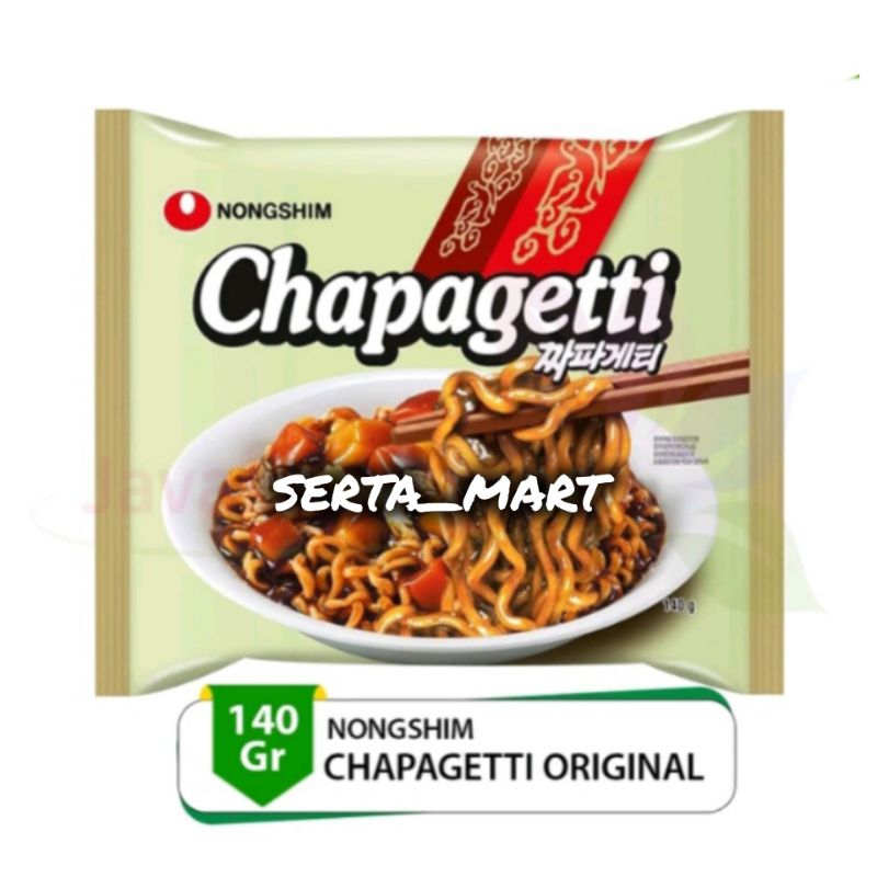 

Nongshim Chapagetti / Capaghetti 140gr - Mie Ramdon Ramen / Spaghetti Korea