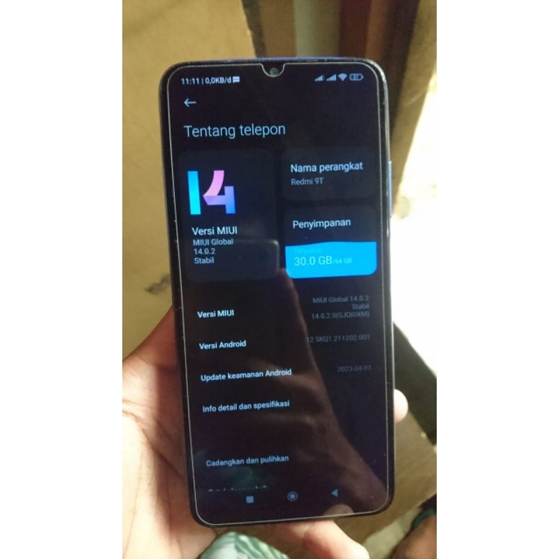 REDMI 9T 4/64GB SECOND