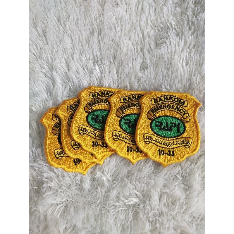 PAPAN NAMA RAPI BORDIR,LOGO RAPI BORDIR, ATRIBUT RAPI BORDIR