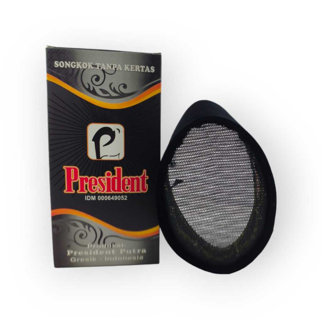 President Songkok Full AC Songkok Tanpa Kertas Peci President Asli