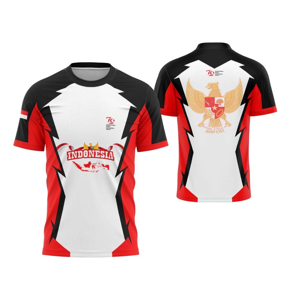 BAJU AGUSTUS 2024 Baju Kaos Pria 17 Agustus 2024 Desain Terbaru HUT RI KE-79