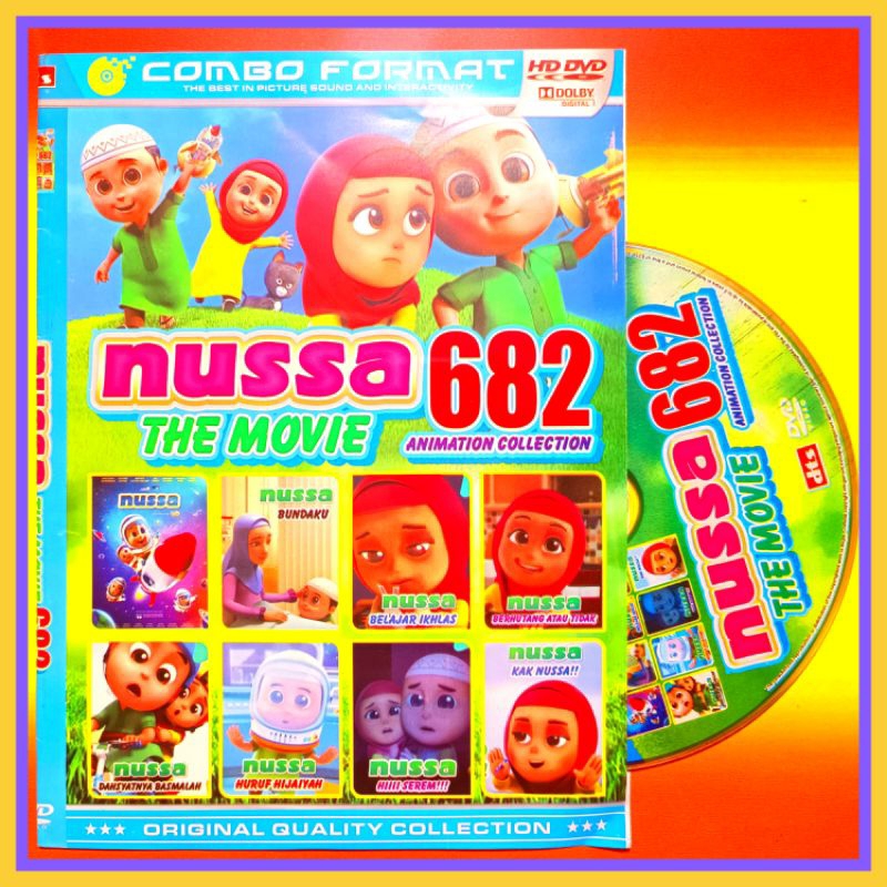 Kaset Film Kartun Anak Koleksi NUSSA The Movie 682 Pilihan Nusa Dan Rara Terpopuler