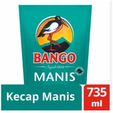 

Kecap Bango refill 735ml 1000gr