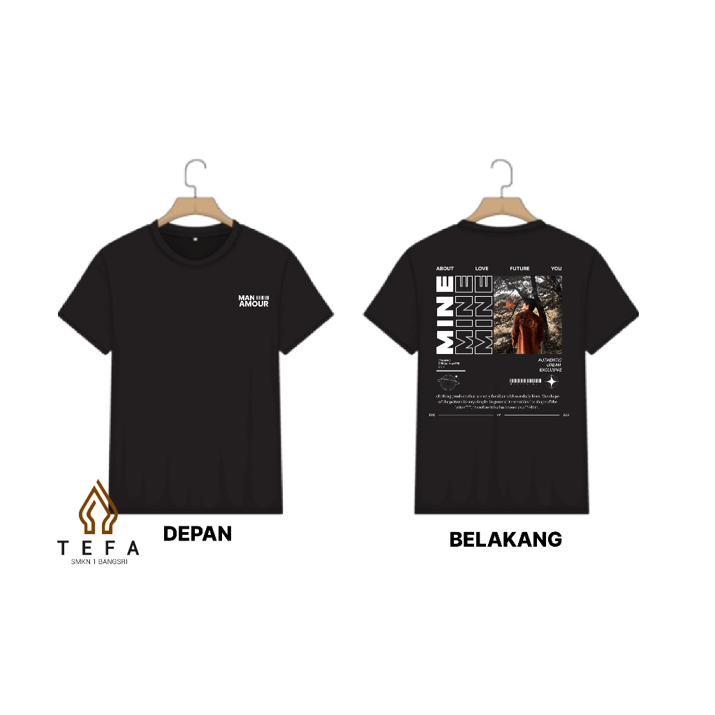 [KAOS CUSTOM] KAOS SABLON AESTETIC Kaos Custom Foto Aesthetic-Baju Kata Kata - T-Shirt Viral Combed 