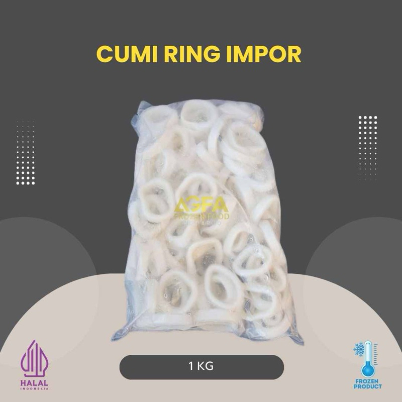 

Cumi Ring IMPOR / Cumi Ring 1kg / Cumi Ring 500g / Ring Squid