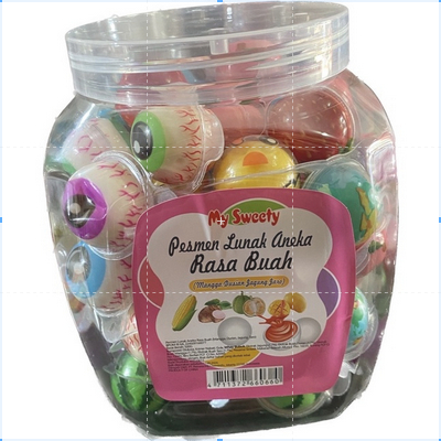 

TERLARIS PERMEN BOLA LUNAK ANEKA RASA PERMEN BUAH TOPLES CEMILAN SNACK