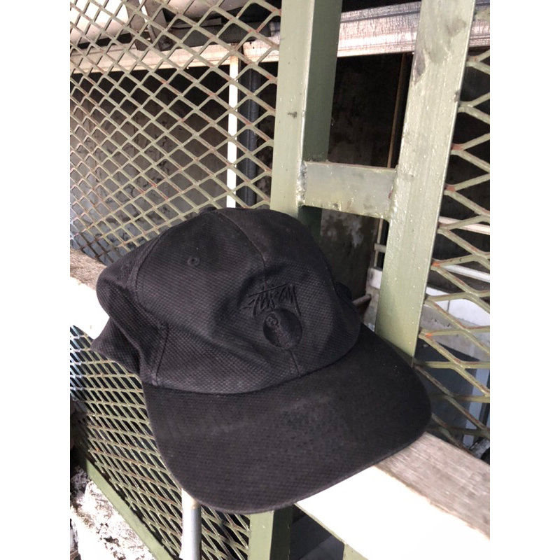 Topi Stussy Black On Black Original 100%