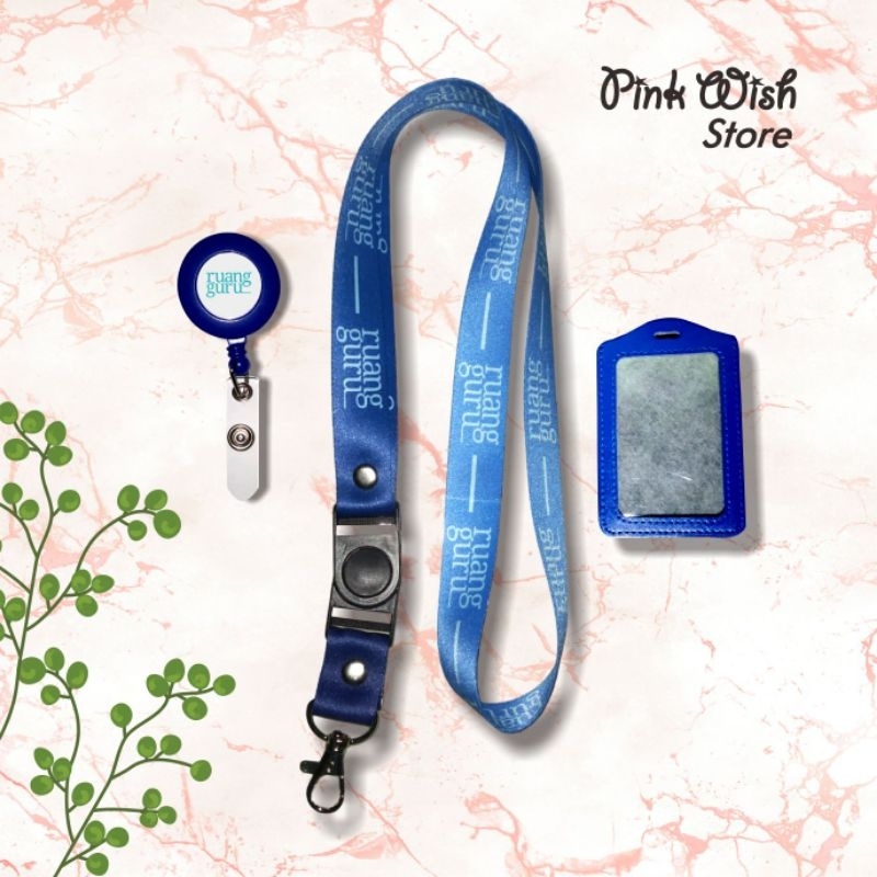 

Tali idcard Ruang Guru / lanyard Ruang Guru [READY STOCK] TERMURAH !!! Beli Eceran Rasa Grosir