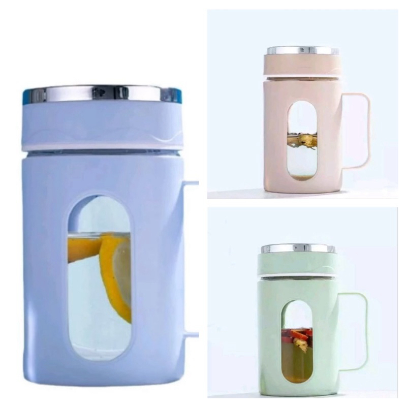 JS Gelas Kaca Tumbler/Gelas Kaca Gagang 500ml