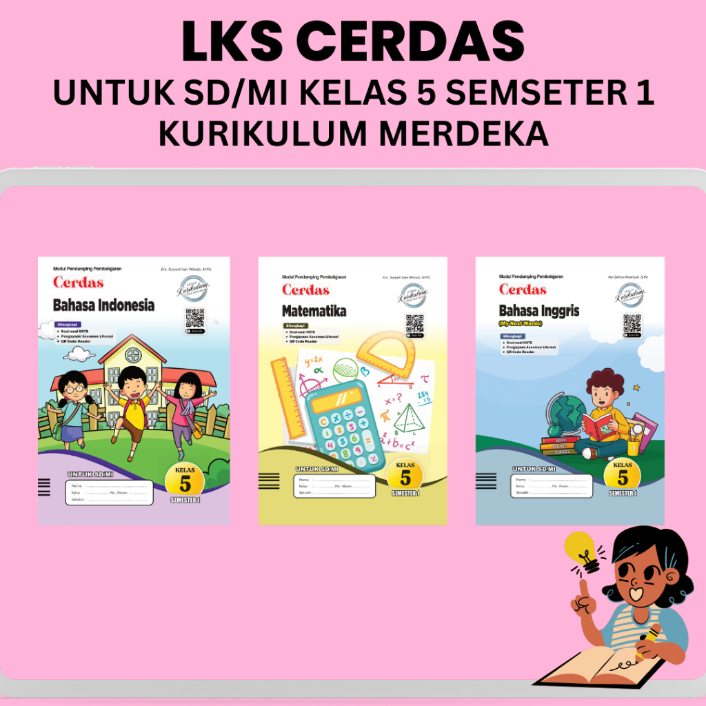 LKS Cerdas untuk SD/Mi Kelas 5 Semester 1 dan 2 Kurikulum Merdeka