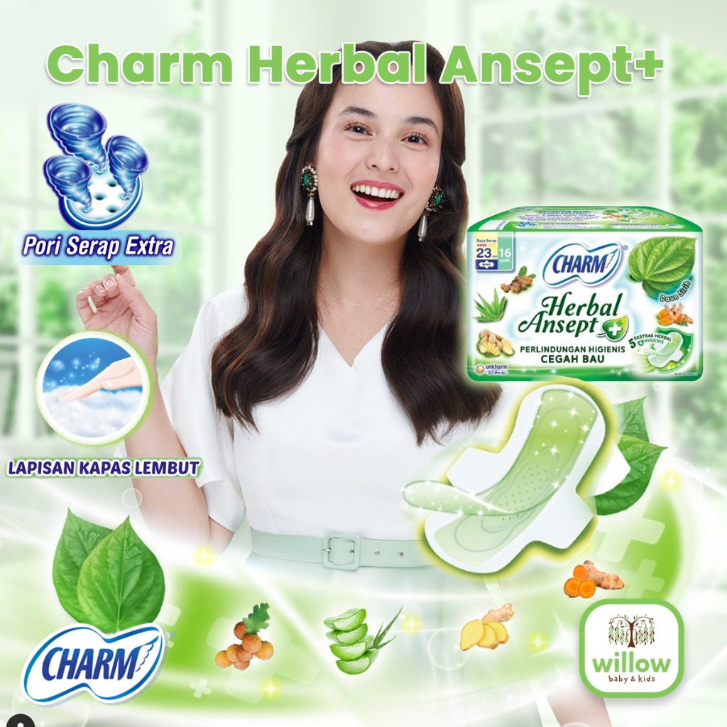 Pembalut - Charm Herbal Ansept+