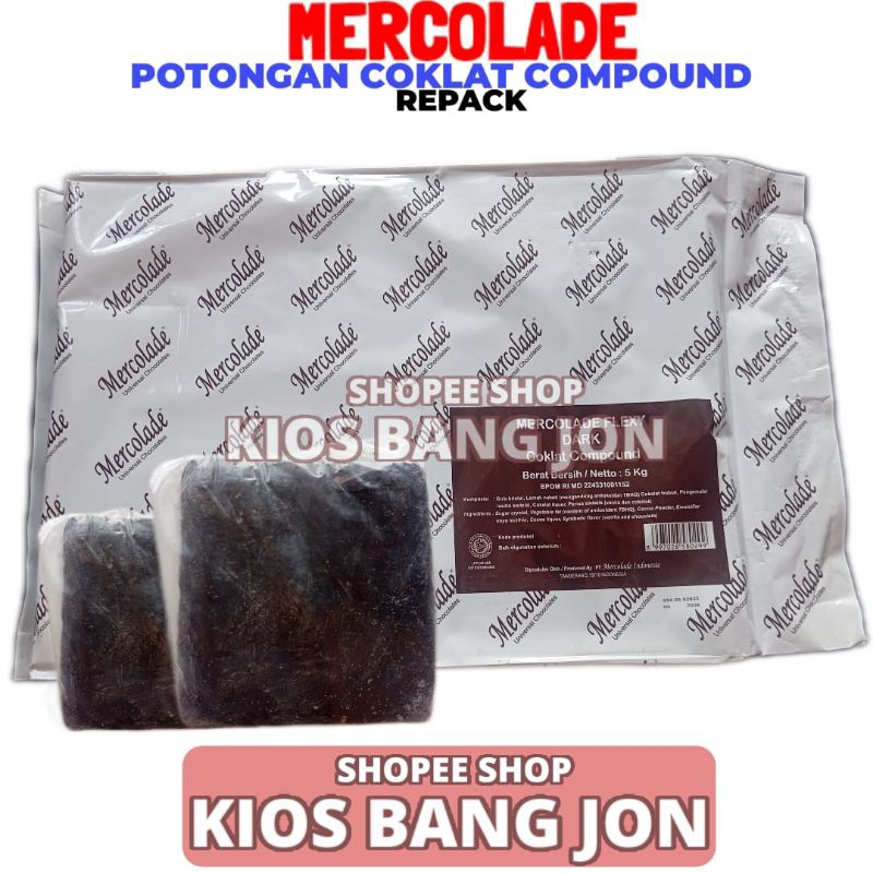 

Potongan Coklat Blok Mercolade 500GR