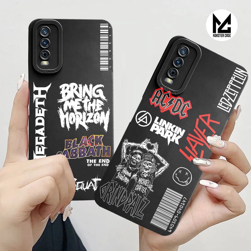 Softcase Vivo Y12s / Y20 / Y20s Case Procamera Series Band Metal Stiker - Monstercase