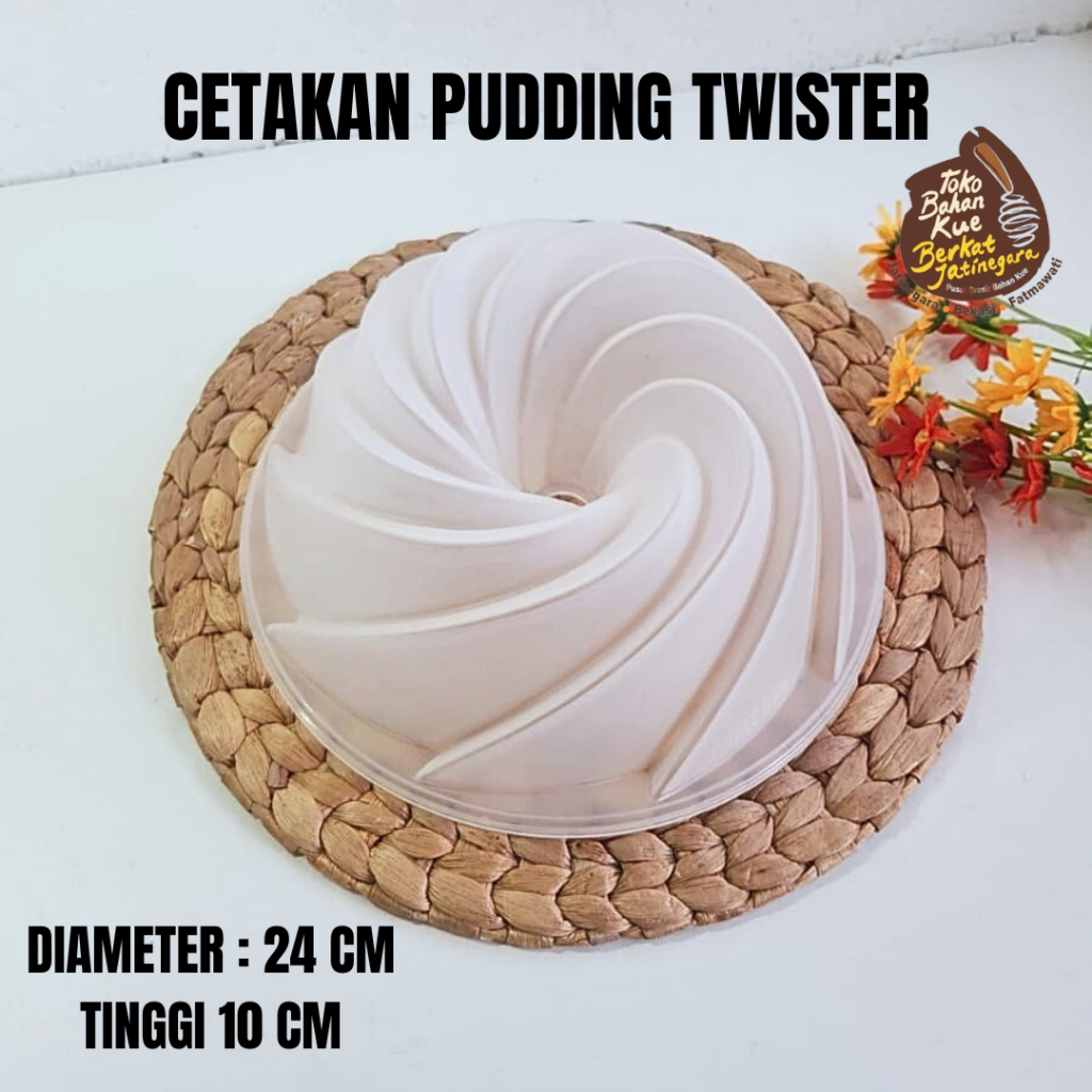 CETAKAN PUDING TWISTER / CETAKAN AGAR TWISTER / LOYANG PUDING / PCS