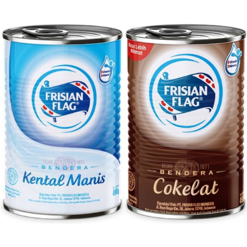 

FRISIAN FLAG KENTAL MANIS PUTIH & COKLAT 490G