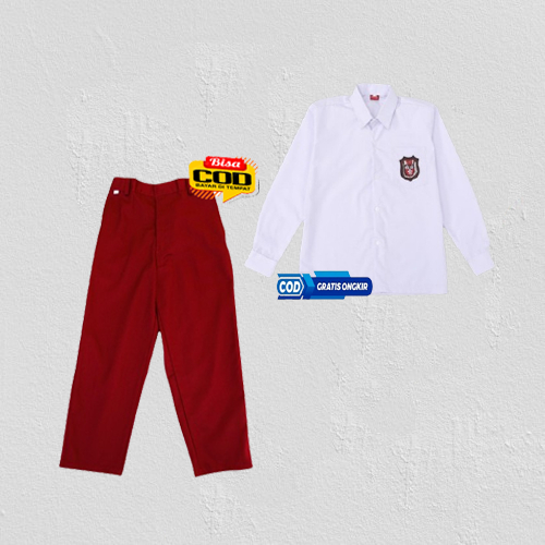 SERAGAM ANAK SEKOLAH SD MERAH PUTIH LAKI LAKI MODEL PANJANG TERLARIS BAHAN ADEM