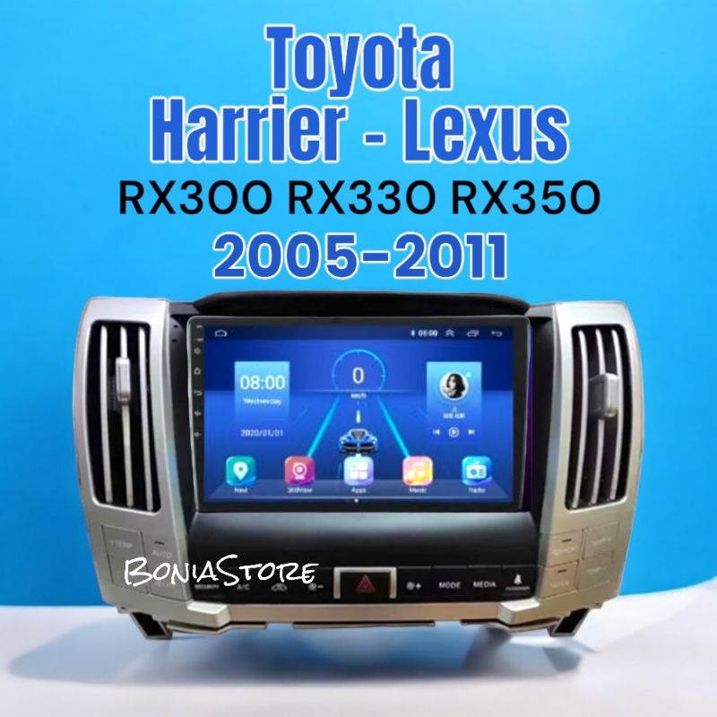 HU Android untuk Toyota Harrier Lexus RX300 RX330 RX350 Tahun 2006-2011