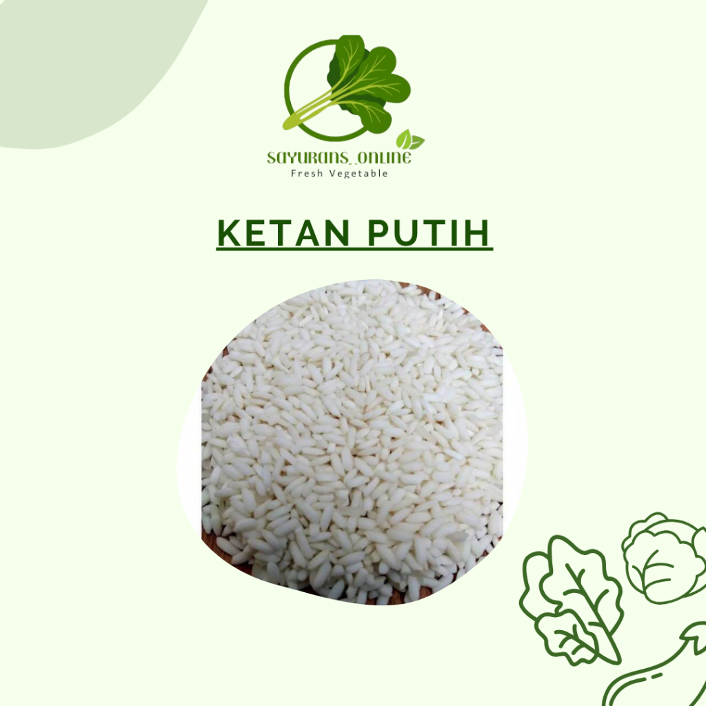 

ketan putih biasa 1kg