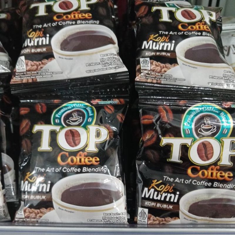 

Top coffe murni 6.5gx10sachet