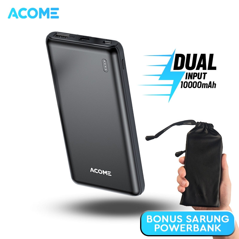 [BONUS SARUNG POWERBANK] ACOME Powerbank Fast Charging LED Display AP045/AP050/AP108/AP110/AP201/AP2