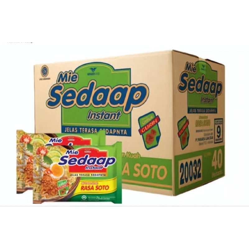 

Mie sedaep soto kuah isi 40 biji ( DOS )