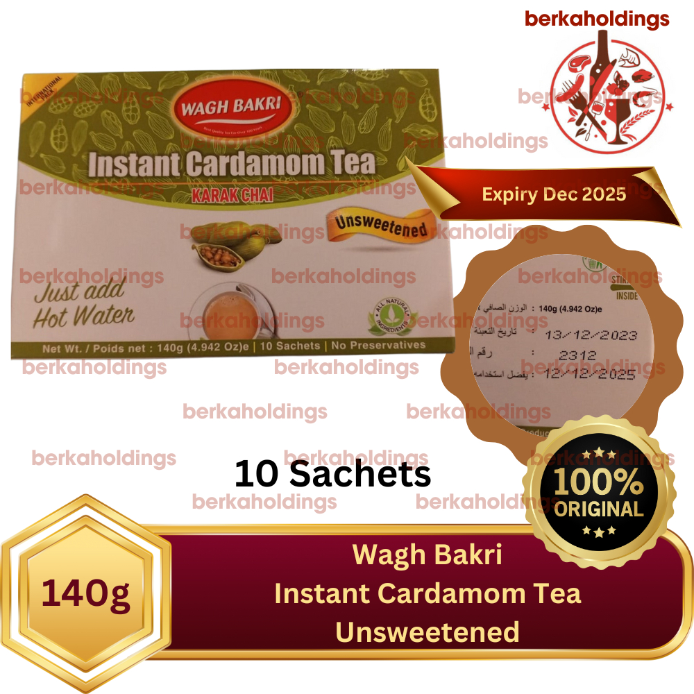 

Minuman Serbuk Teh Kapulaga Instan Unsweetened Wagh Bakrie 140g
