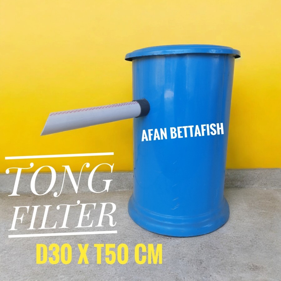 Tabung Tong Filter Fiber D:30 x T:50 Filter Bak Kolam Koi Ikan / Tong Ukuran M Medium