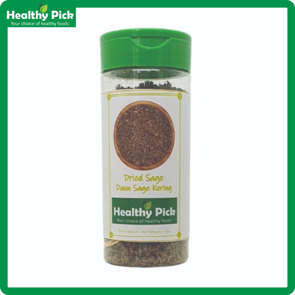 

Dried Sage Botol (Daun Sage Kering) 15gr - Healthy Pick