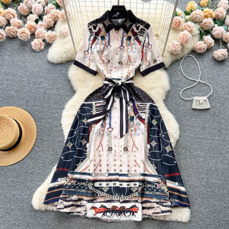 OWEN DRESS / DRESS BAHAN SLIK PREMIUM + BELT