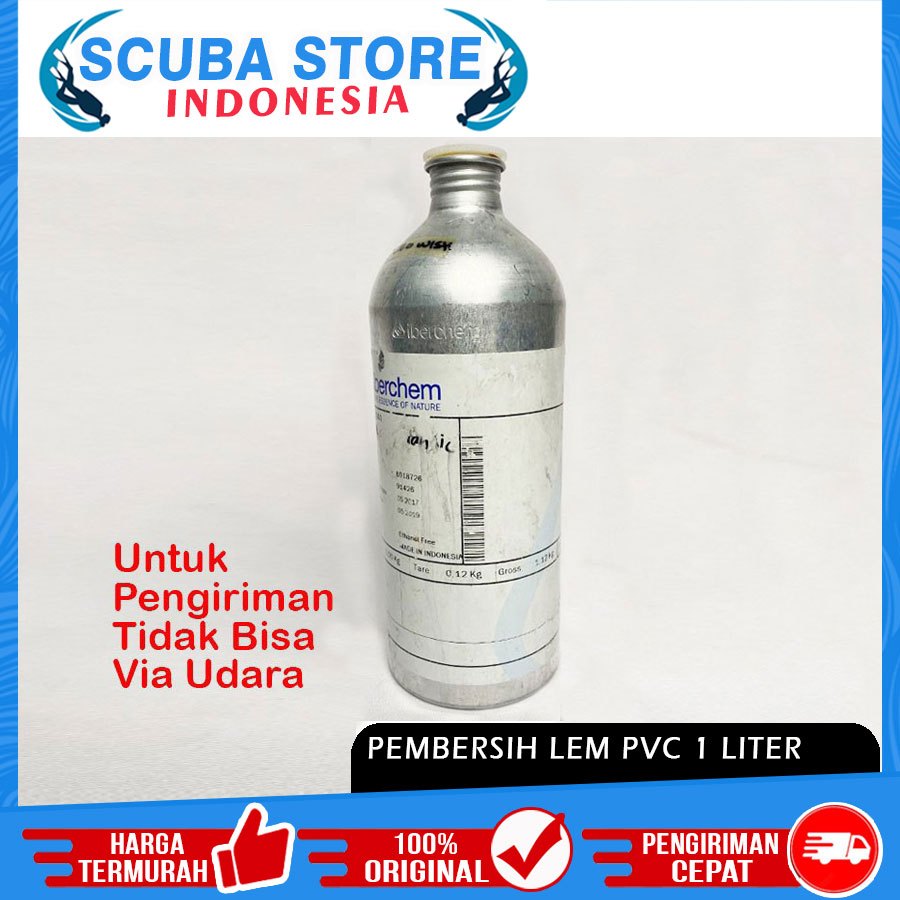 Cleaner Glue Rubber Boat PVC 1 Liter Pembersih Lem Perahu Karet Remover Kayak Rafting