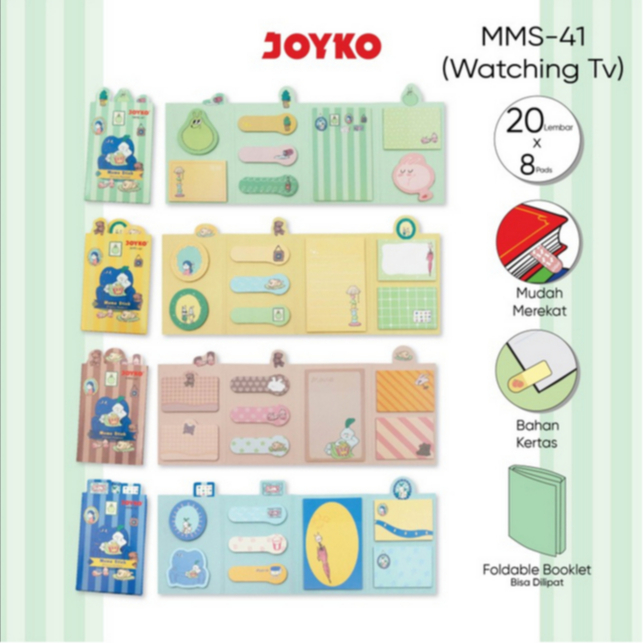 

Memo Stick Sticky Note Kertas Memo Tempel Joyko MMS-41 Watching Tv