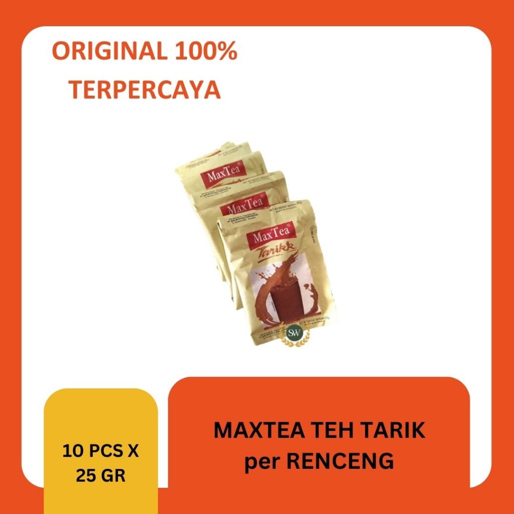 

Maxtea Tarik - teh tarikk Per Renceng - Isi 10 pcs x 25gr