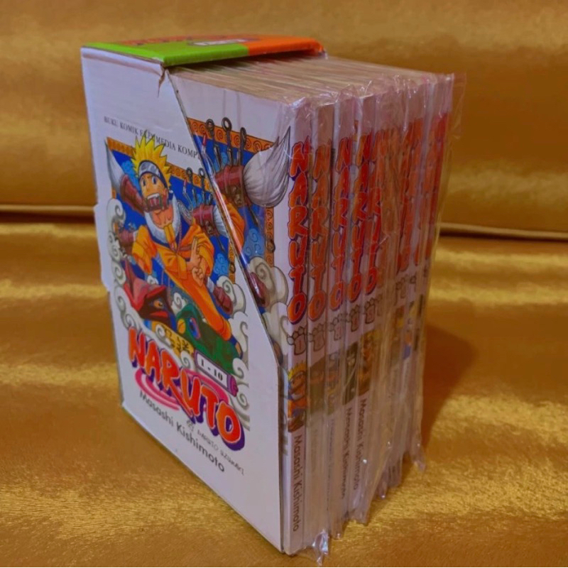komik naruto vol 1-10 boxset