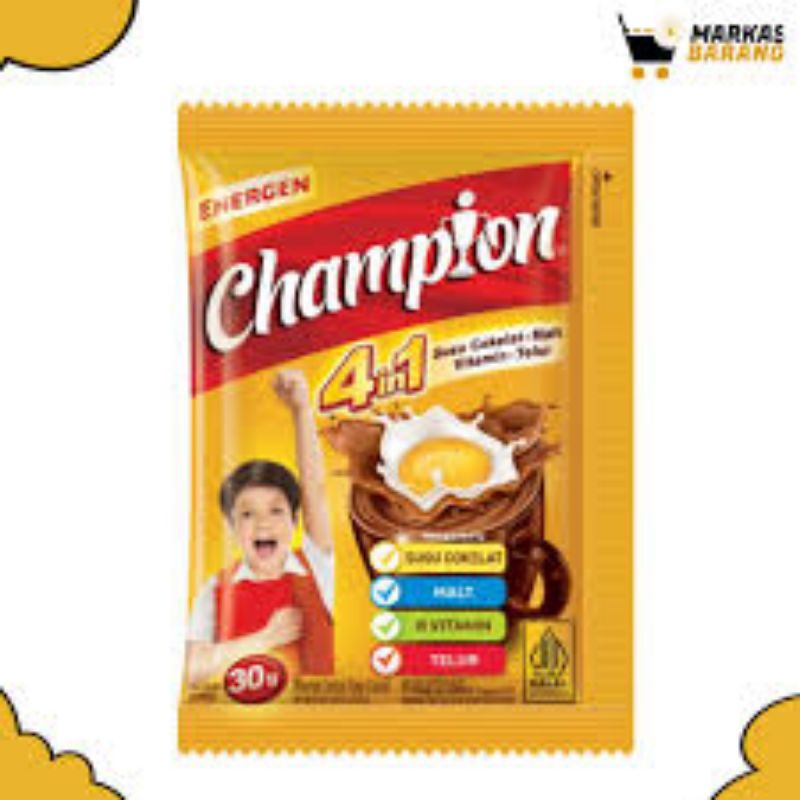 

Energen Champion renteng isi 10 sachet Free sendok cantik