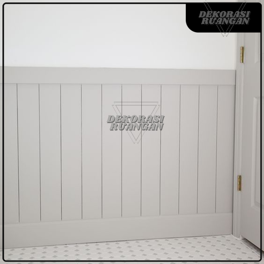 Shiplap Wall Panel Kisi Kisi List Dinding Moulding Molding Dekorasi Rumah Ruang Tamu Kamar Tidur